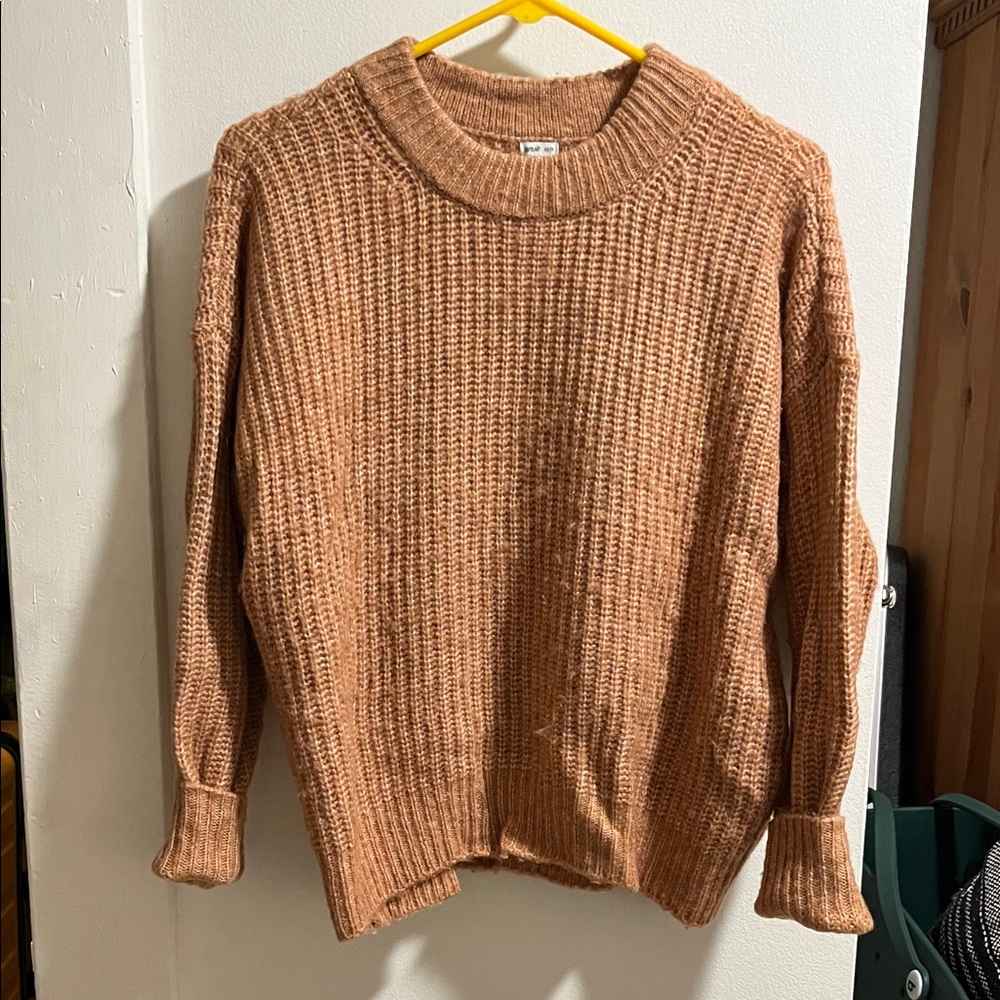 Aerie Cozy Peachy Knit Sweater